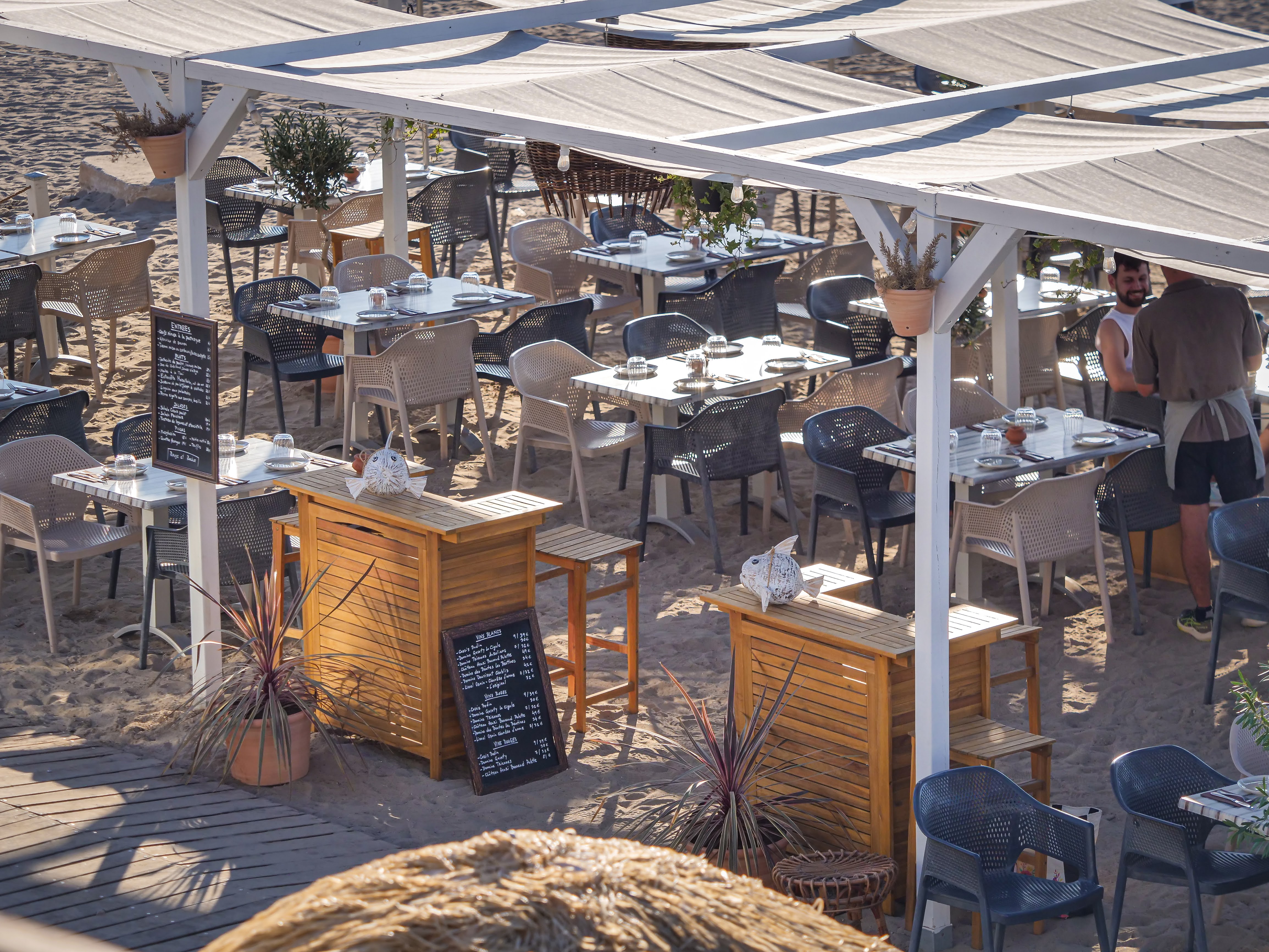 Terrasse vue aérienne